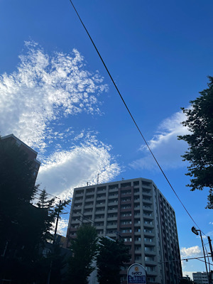 7月の青空