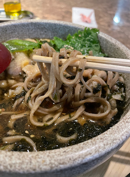 太目の麺（にくそば処花のれん）